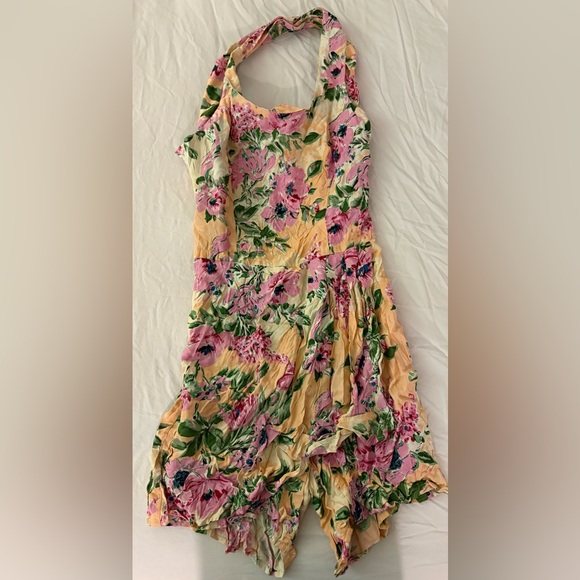 ki ko mo Dresses & Skirts - Vintage Floral 80’s Romper size M